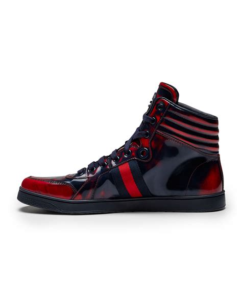 sneaker gucci coda blu|Gucci Coda Burnished High.